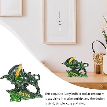 Amazon.com: Healifty Feng Shui Ox Statue Chinese Zodiac OX